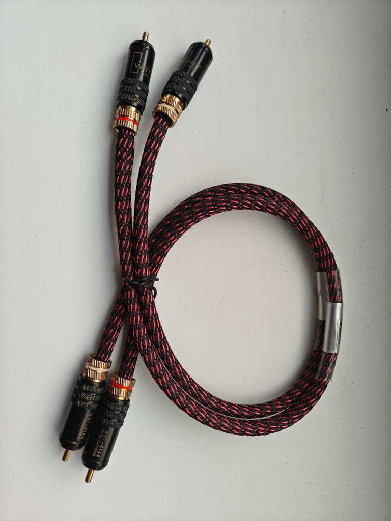 High-end RCA Interlink Kabels - WBT Germany - Nieuwstaat, Ophalen of Verzenden, Nieuw, Minder dan 2 meter, Coaxiale kabel