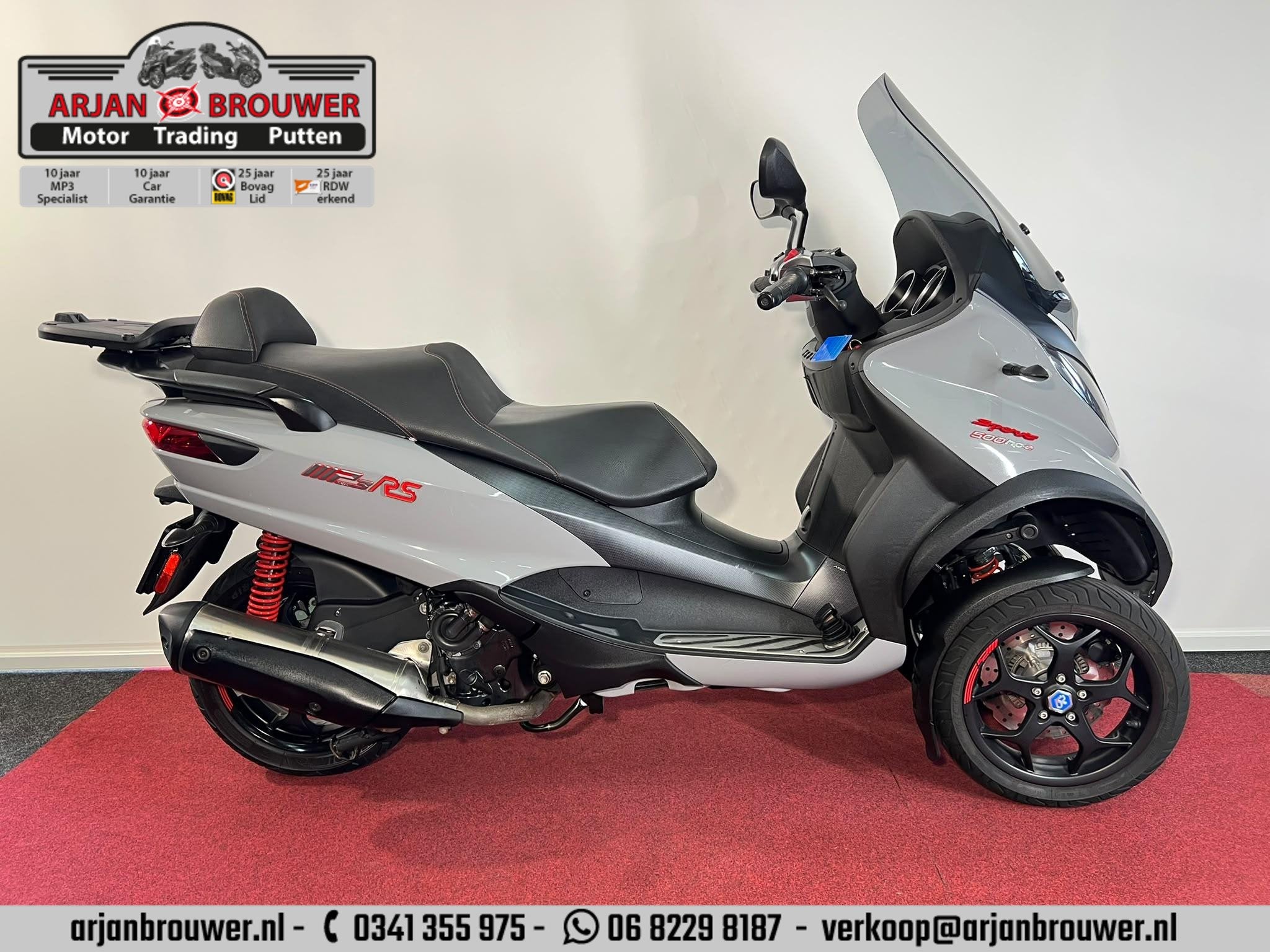 Piaggio MP3 500 Sport ABS, Motoren, Motoren | Piaggio, Scooter, 493 cc, Bedrijf, Piaggio Vespa B.V.