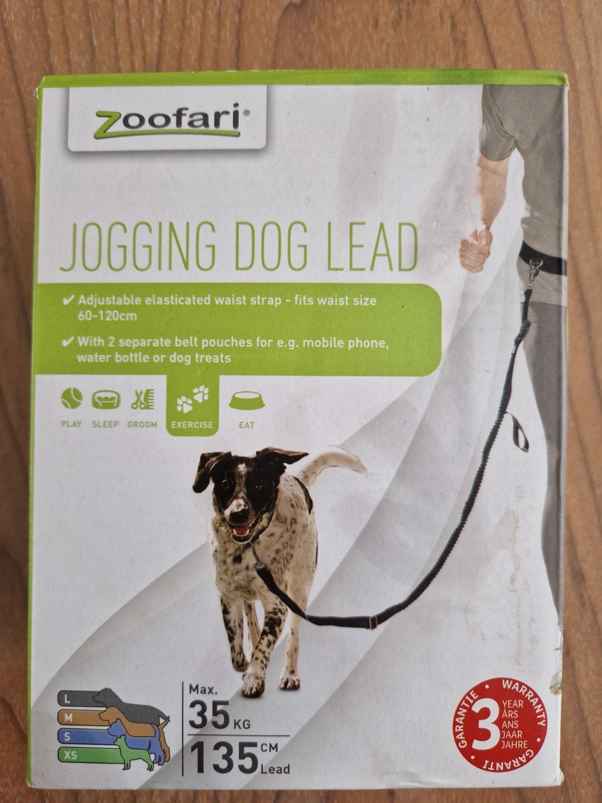 zoofari jogging dog lead, Dieren en Toebehoren, Overige merken, Ophalen of Verzenden, Zo goed als nieuw, Overige typen