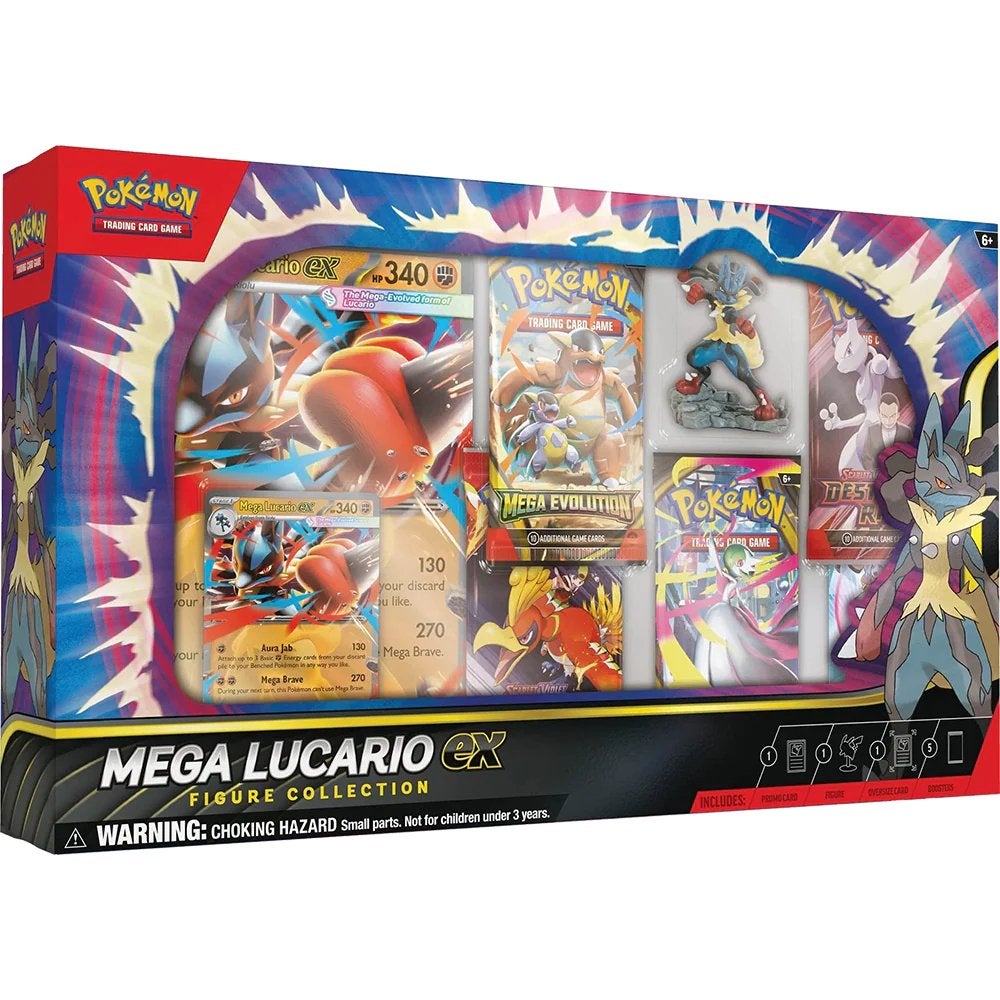 Mega Lucario ex Figure collection, Ophalen of Verzenden, Nieuw, Foil