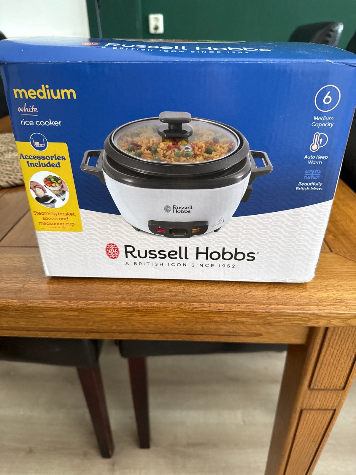 Russell Hobbs Medium Witte Rijstkoker - Nieuw in Doos, Ophalen, Nieuw