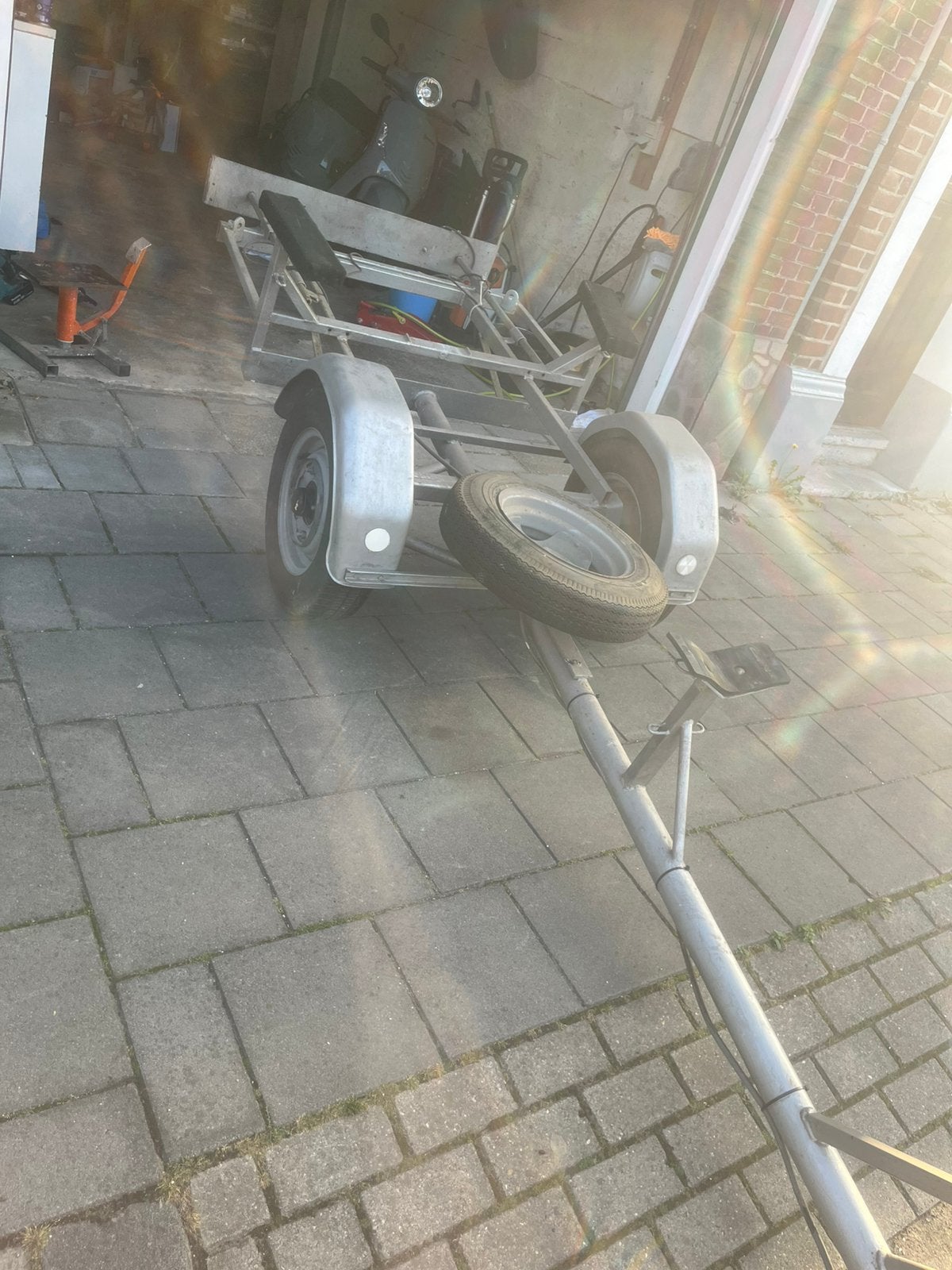 Bootaanhanger trailer, Watersport en Boten, Ophalen, Zo goed als nieuw, Motorboot