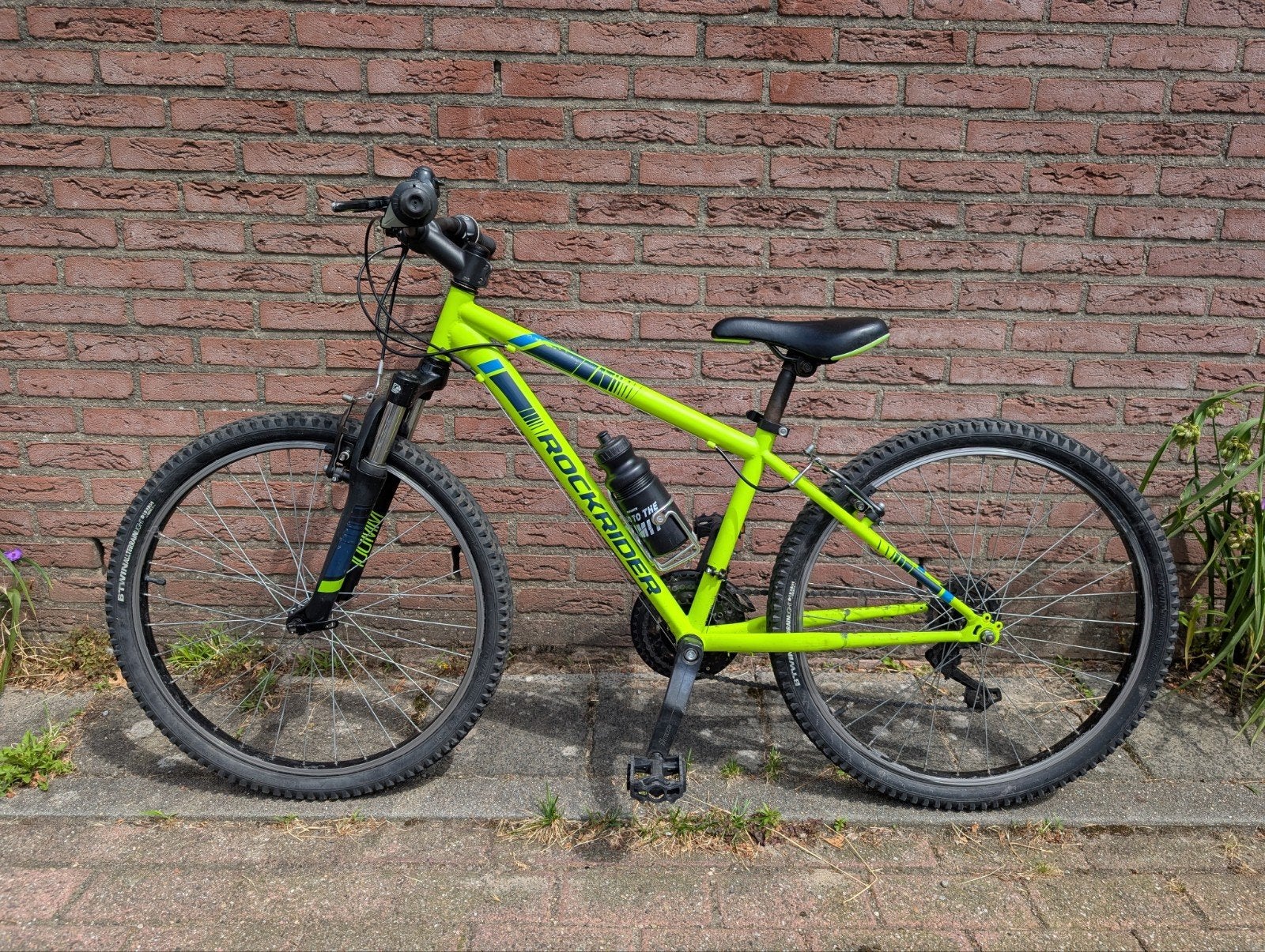 Btwin Rockrider ST500 24 inch kinderfiets, Ophalen, 20 inch of meer, Velgrem, Zo goed als nieuw