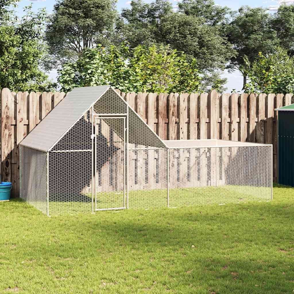 Buitenhok kippenhok kippenren 4x2x2 m GRATIS VERZENDING!, Dieren en Toebehoren, Pluimvee | Toebehoren, Kippenhok of Kippenren
