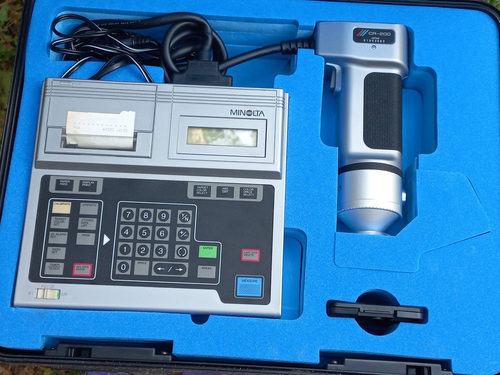 Minolta CR-200 Chroma Meter Kleurmeter met Printer, Ophalen of Verzenden, Gebruikt