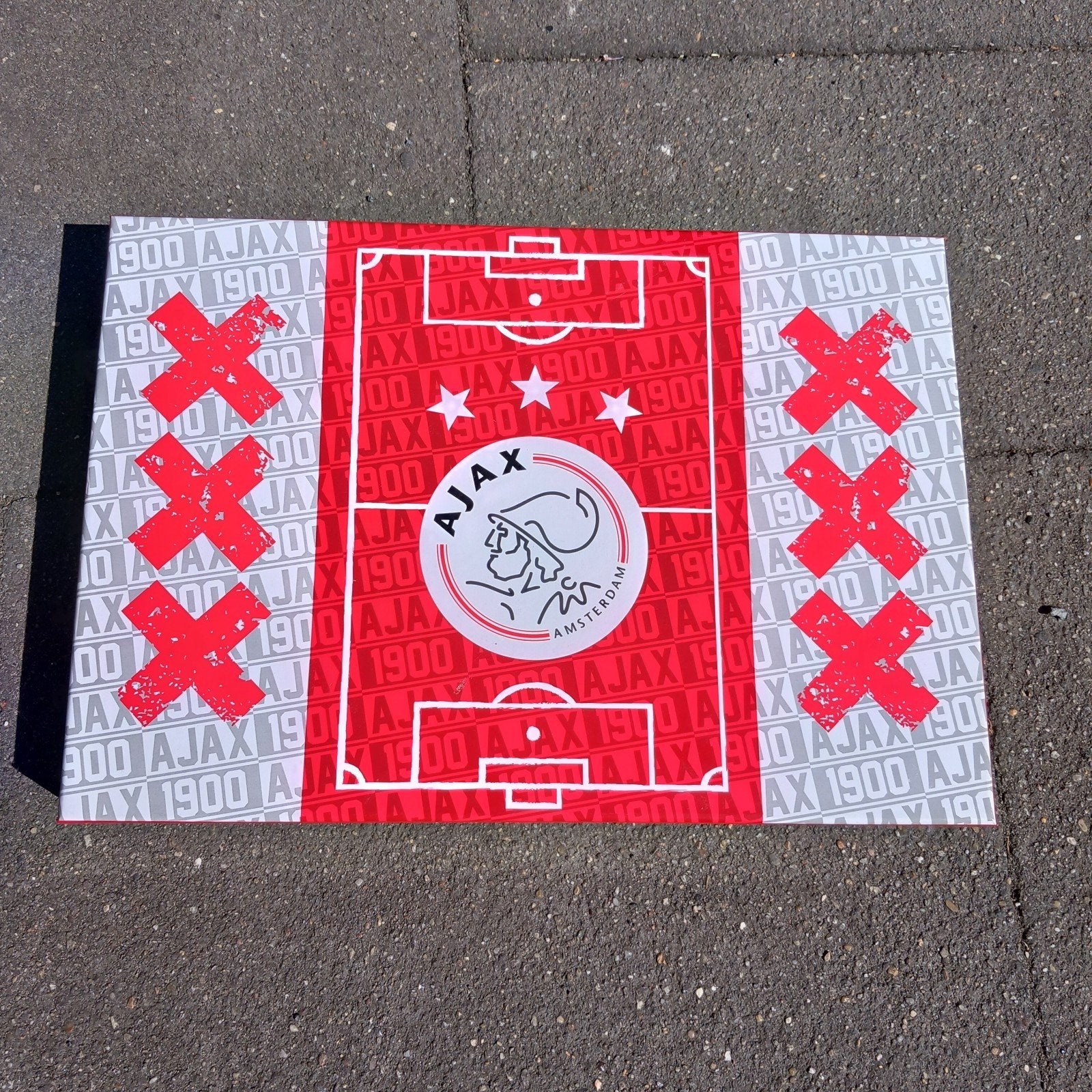 Ajax Legpuzzel - 1000 stukjes, Hobby en Vrije tijd, Ophalen of Verzenden, 500 t/m 1500 stukjes, Zo goed als nieuw, Legpuzzel
