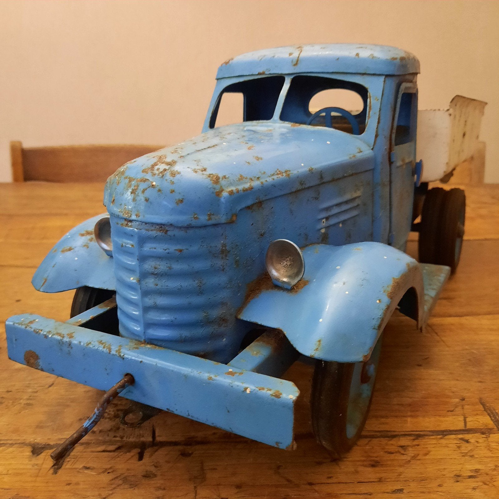 Oude blikken ZIL/ZIS truck /vrachtwagen  kipper uit de USSR, Ophalen of Verzenden