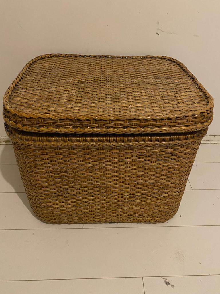 Rieten mand groot, Huis en Inrichting, Ophalen of Verzenden, 50 tot 100 cm, 50 tot 75 cm