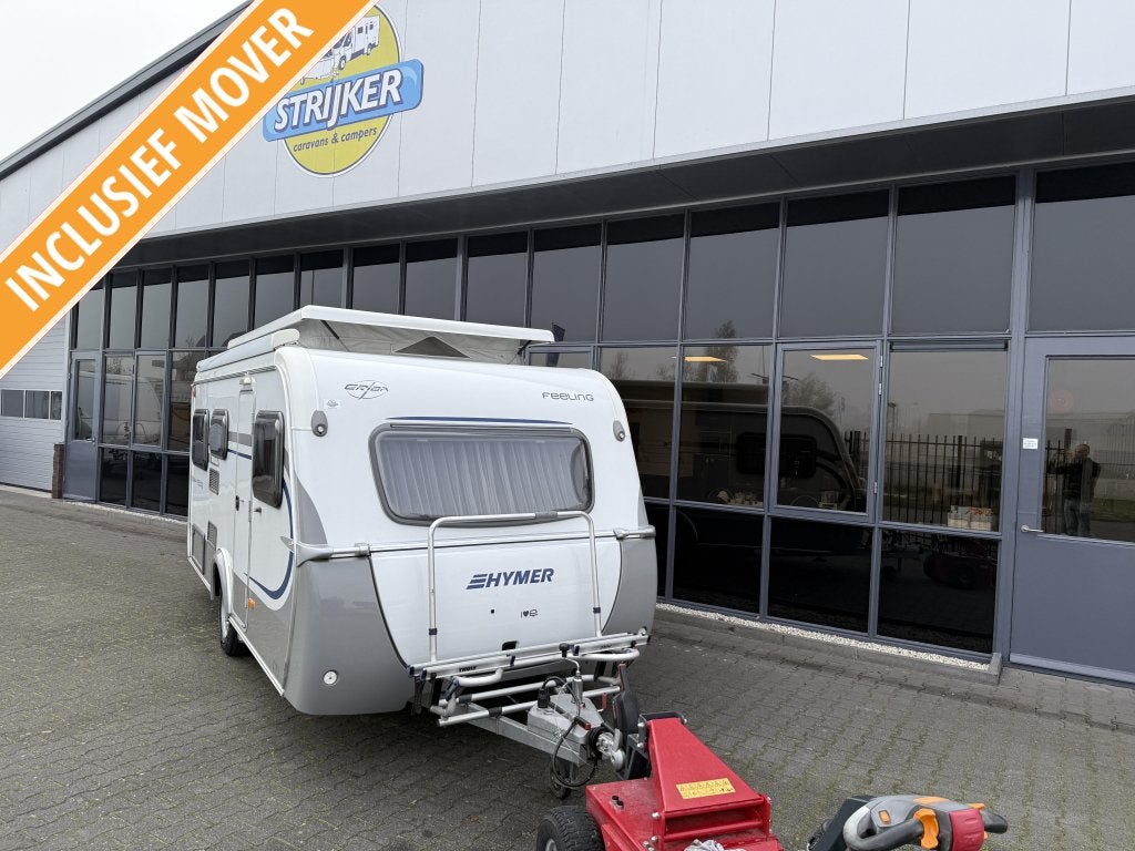Eriba Feeling 425 Bed + Zit + WC + Mover + Tent + Luifel etc, Caravans en Kamperen, Caravans, Bedrijf, tot en met 4, 750 - 1000 kg