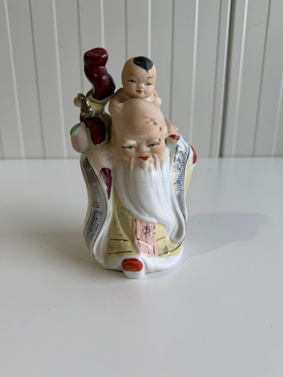 Vintage porseleinen beeldje Shouxing, Ophalen of Verzenden
