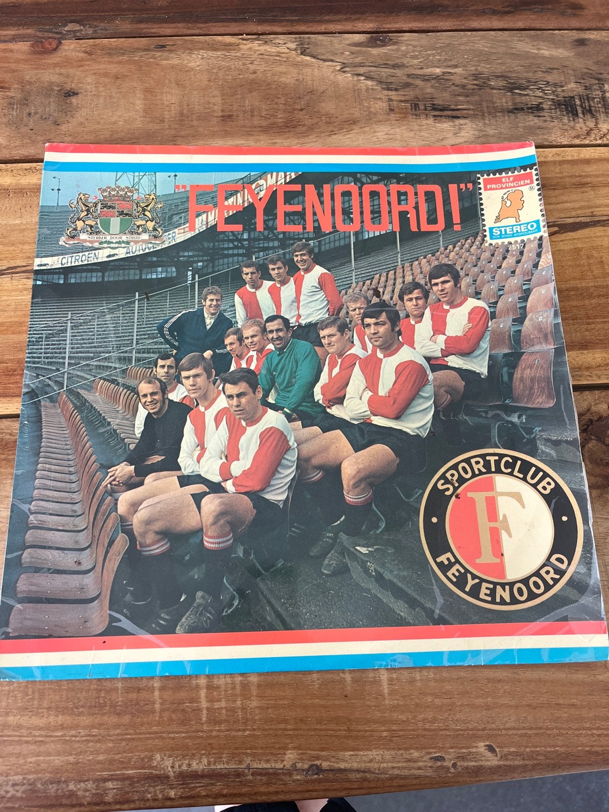 Feyenoord! LP - Vintage voetbal vinyl, LP, Gebruikt, Overige genres, Ophalen of Verzenden