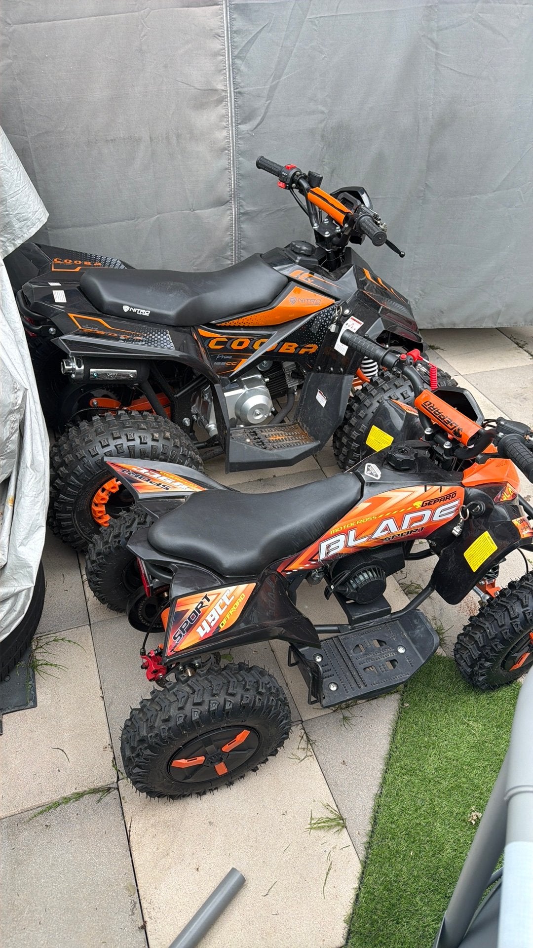 50cc 2takt quad met deadmans switch, Fietsen en Brommers, Minibikes, Midibikes en Pitbikes, Ophalen of Verzenden, Zo goed als nieuw