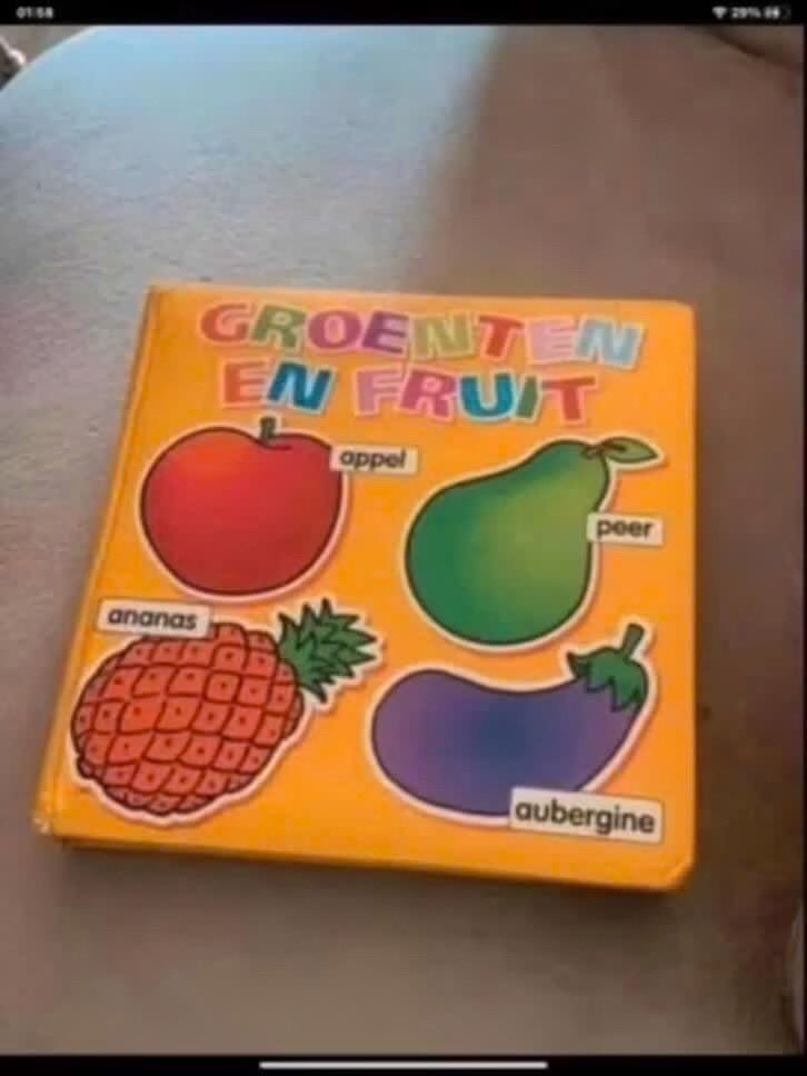 Mijn eerste woordjes: Groenten en Fruit, Boeken, Overige Boeken, Ophalen of Verzenden, Gelezen, Onbekend