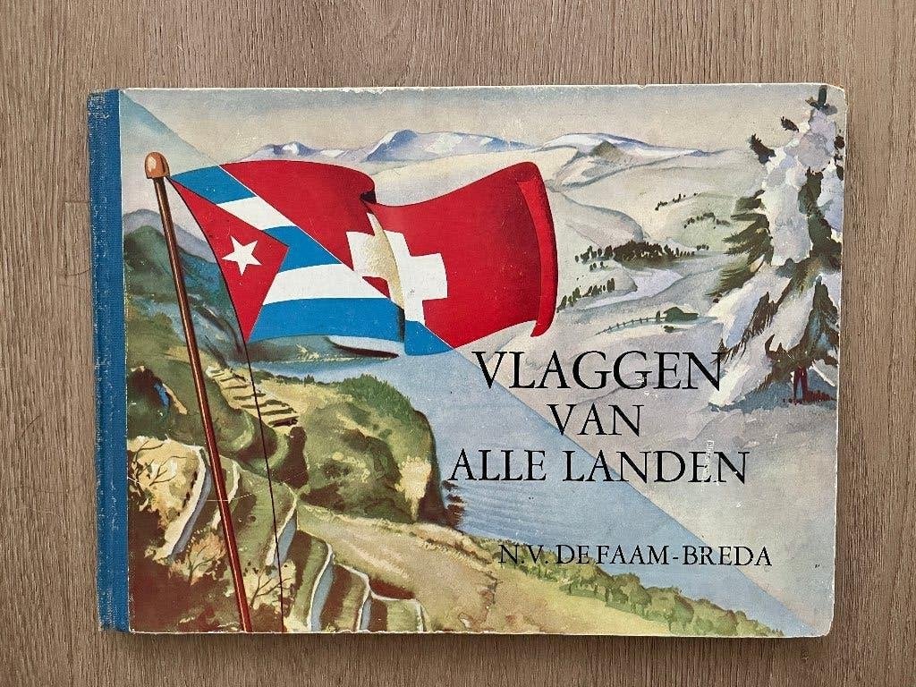 Album - vlaggen van alle landen - De Faam Breda, Ophalen of Verzenden, Plaatjesalbum
