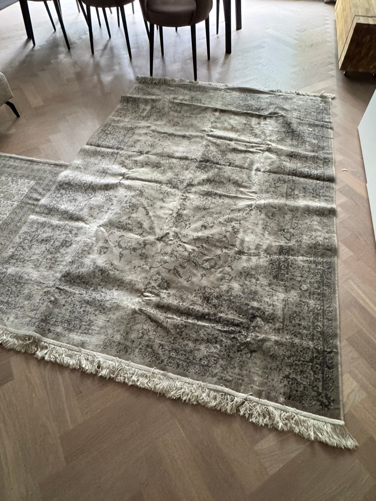 Vloerkleed karwei 160x230, Ophalen, Gebruikt, 150 tot 200 cm, 200 cm of meer