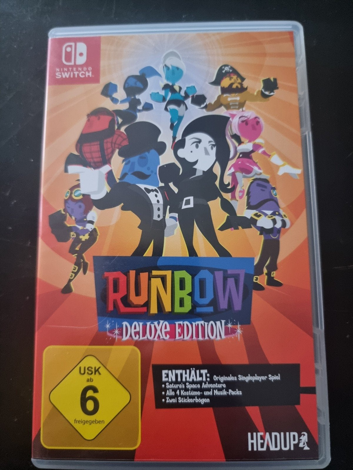 Runbow Deluxe Edition Nintendo Switch (als nieuw), Ophalen, Zo goed als nieuw, Met games