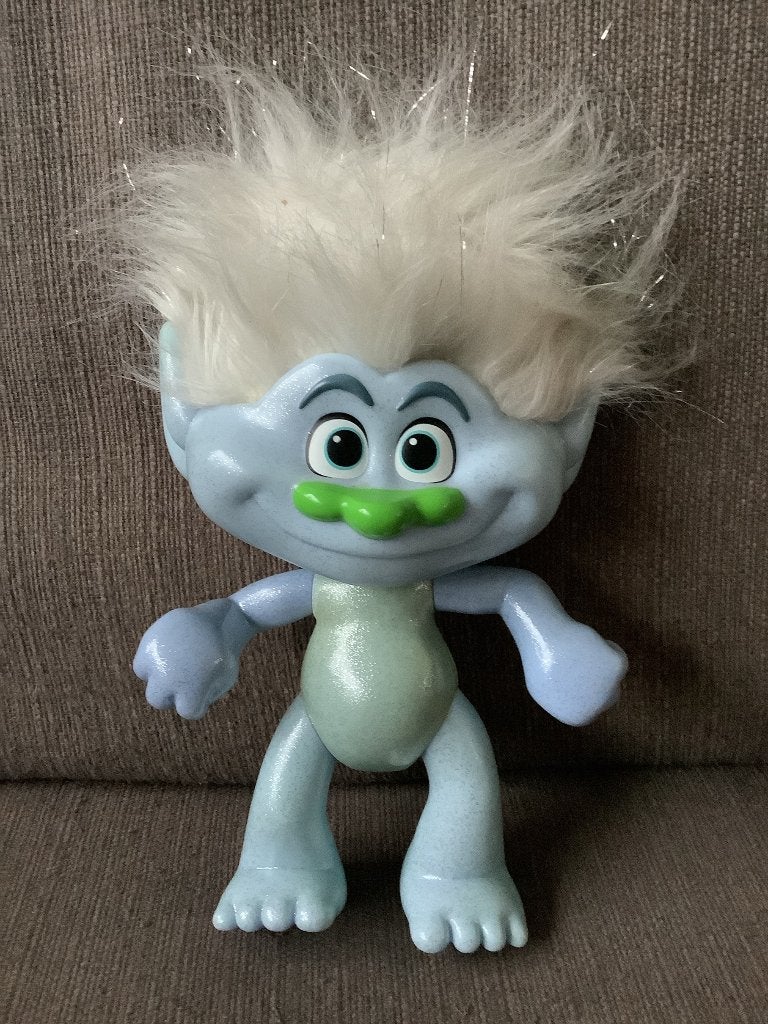 Trolls pop blauw 28 cm 5 euro, Ophalen of Verzenden, Zo goed als nieuw, Overige typen