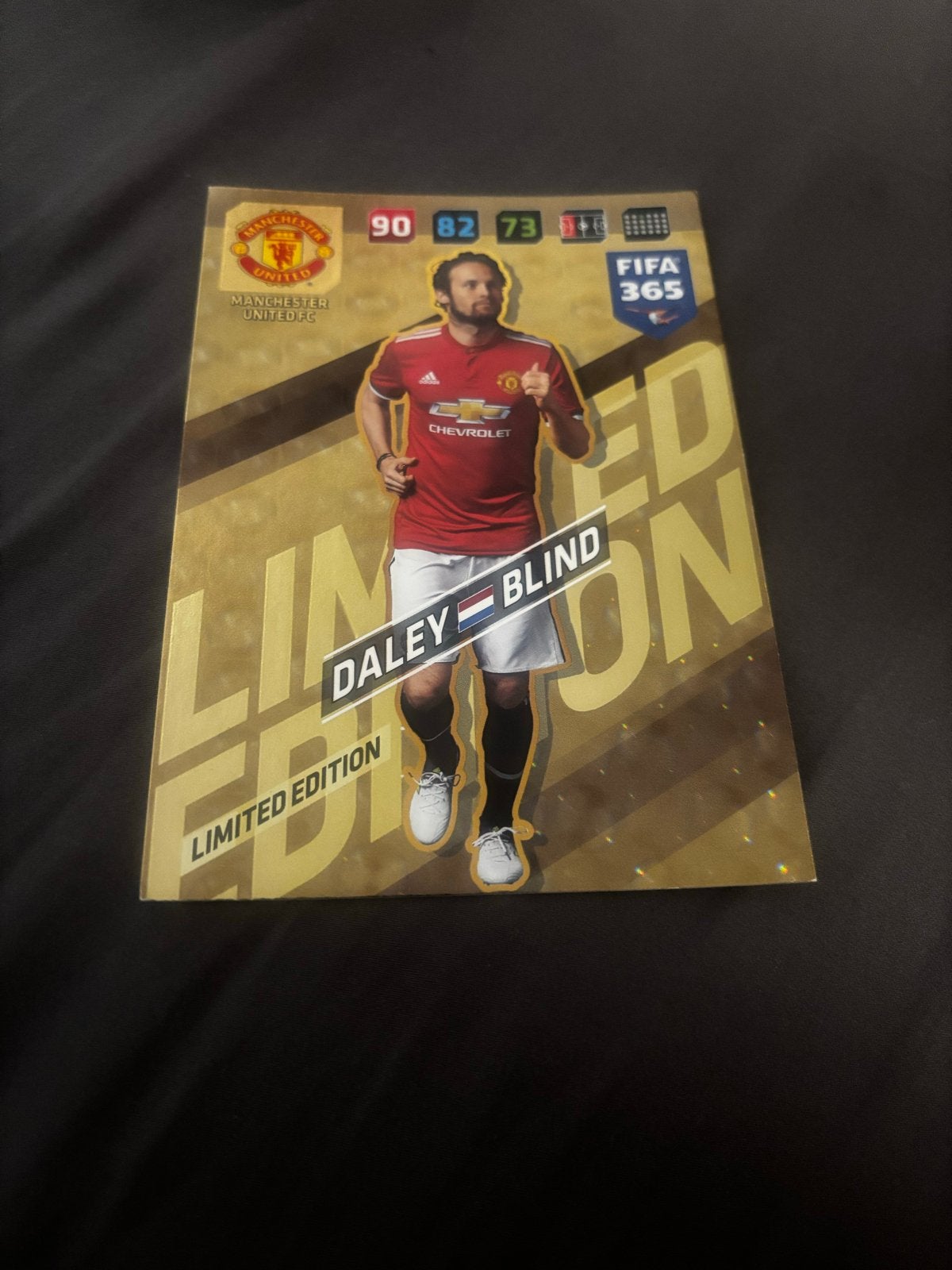 FIFA 365 Limited Edition XL Kaart - Daley Blind Manchester U, Verzamelen, Ophalen of Verzenden, Zo goed als nieuw, Buitenlandse clubs
