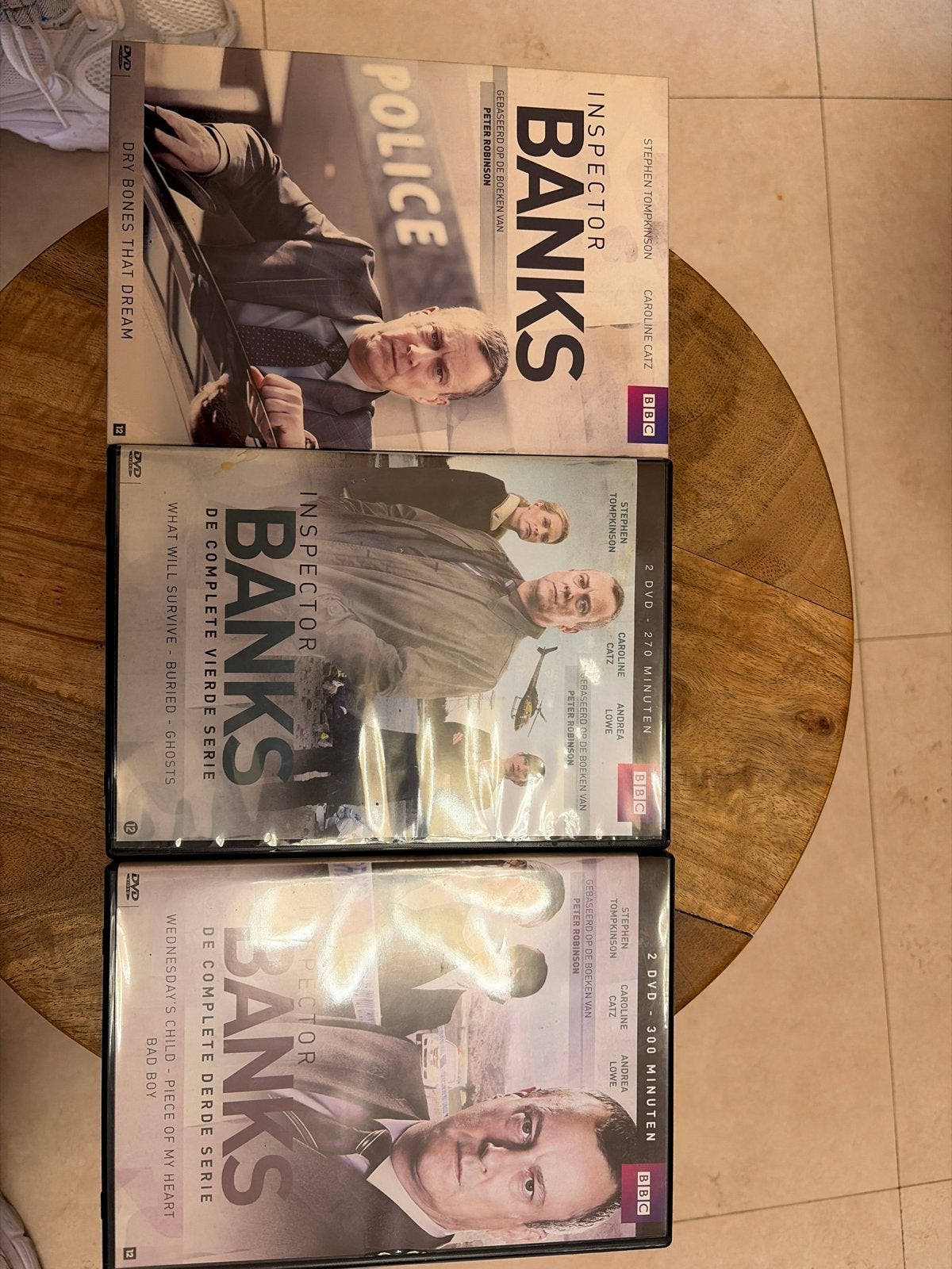 Inspector Banks - Complete Derde & Vierde Serie DVD Box, Ophalen, Nederlands, Inclusief doosje, Gebruikt