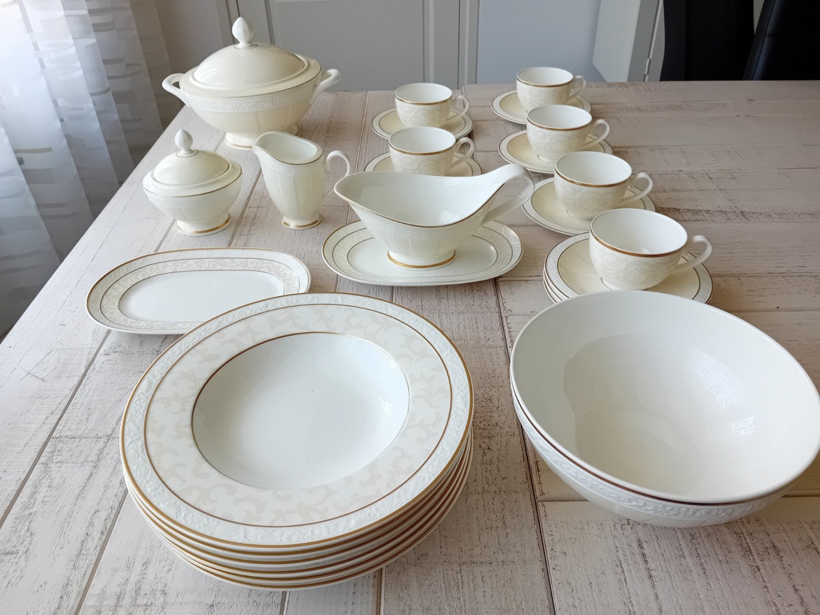 Villeroy & Boch Ivoire servies nooit gebruikt! puntgaaf!, Ophalen of Verzenden, Zo goed als nieuw, Overige stijlen, Porselein