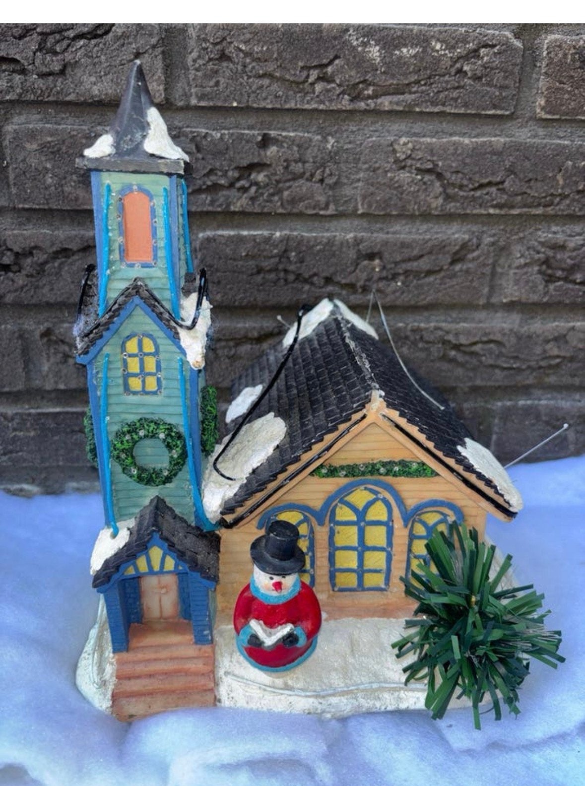Kerst kerk huisje, Ophalen of Verzenden