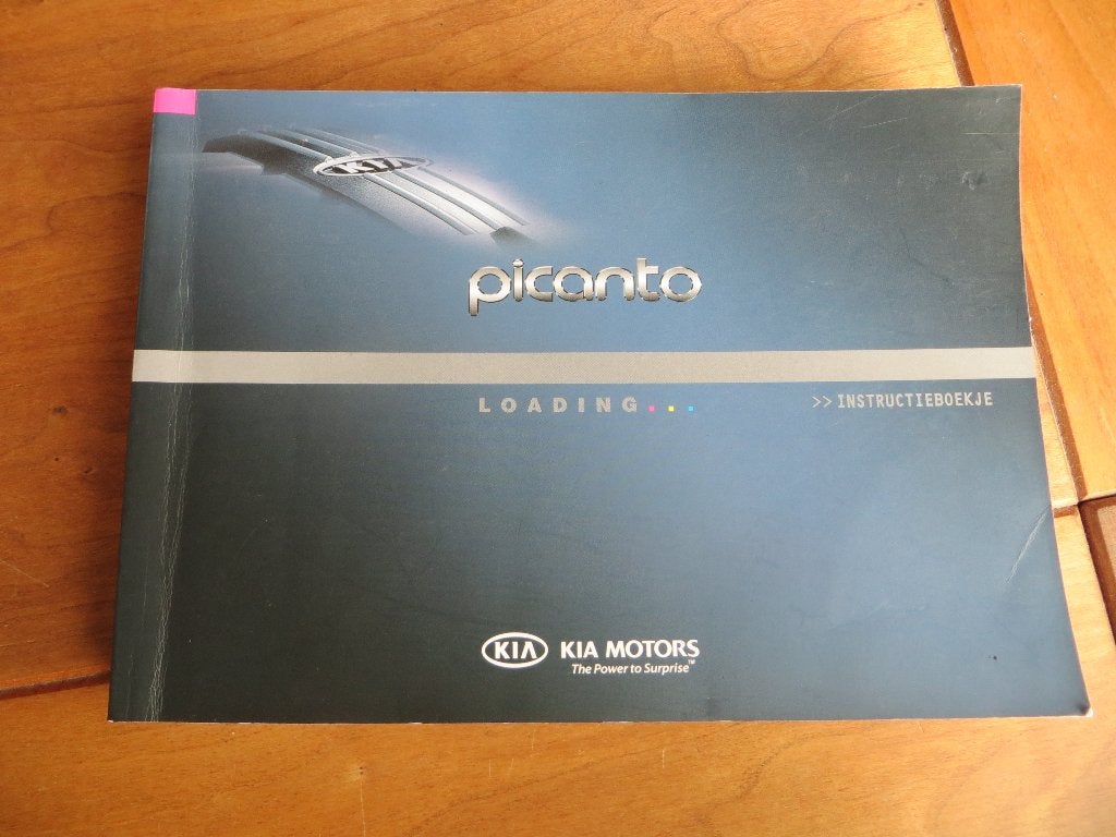 Instructieboek Kia Picanto 2011, zeer mooi en uitgebreid!, Ophalen of Verzenden
