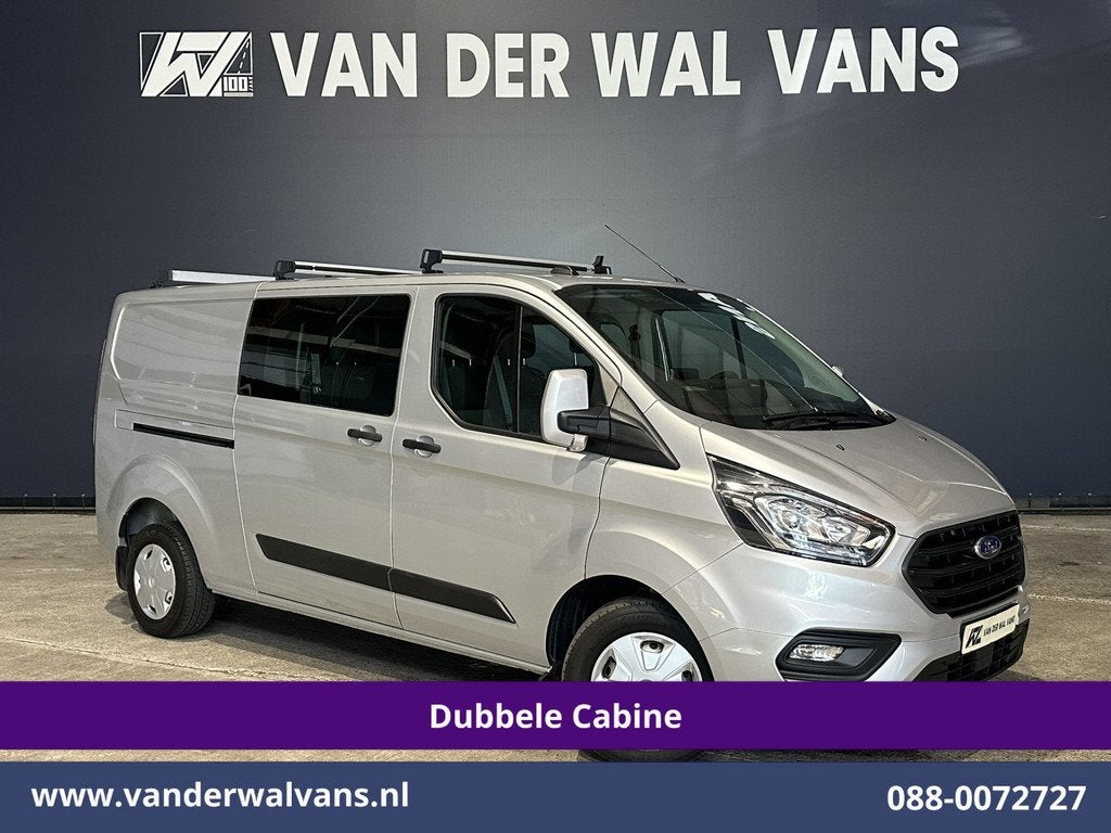 Ford Transit Custom 2.0 TDCI 131pk L2H1 Dubbele Cabine Euro6, Voorwielaandrijving, 4 cilinders, 2800 kg, Bedrijf