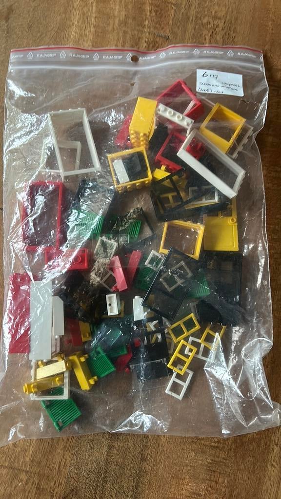 Lego ramen en deuren set 6117, Gebruikt, Overige thema's, Lego, Ophalen of Verzenden