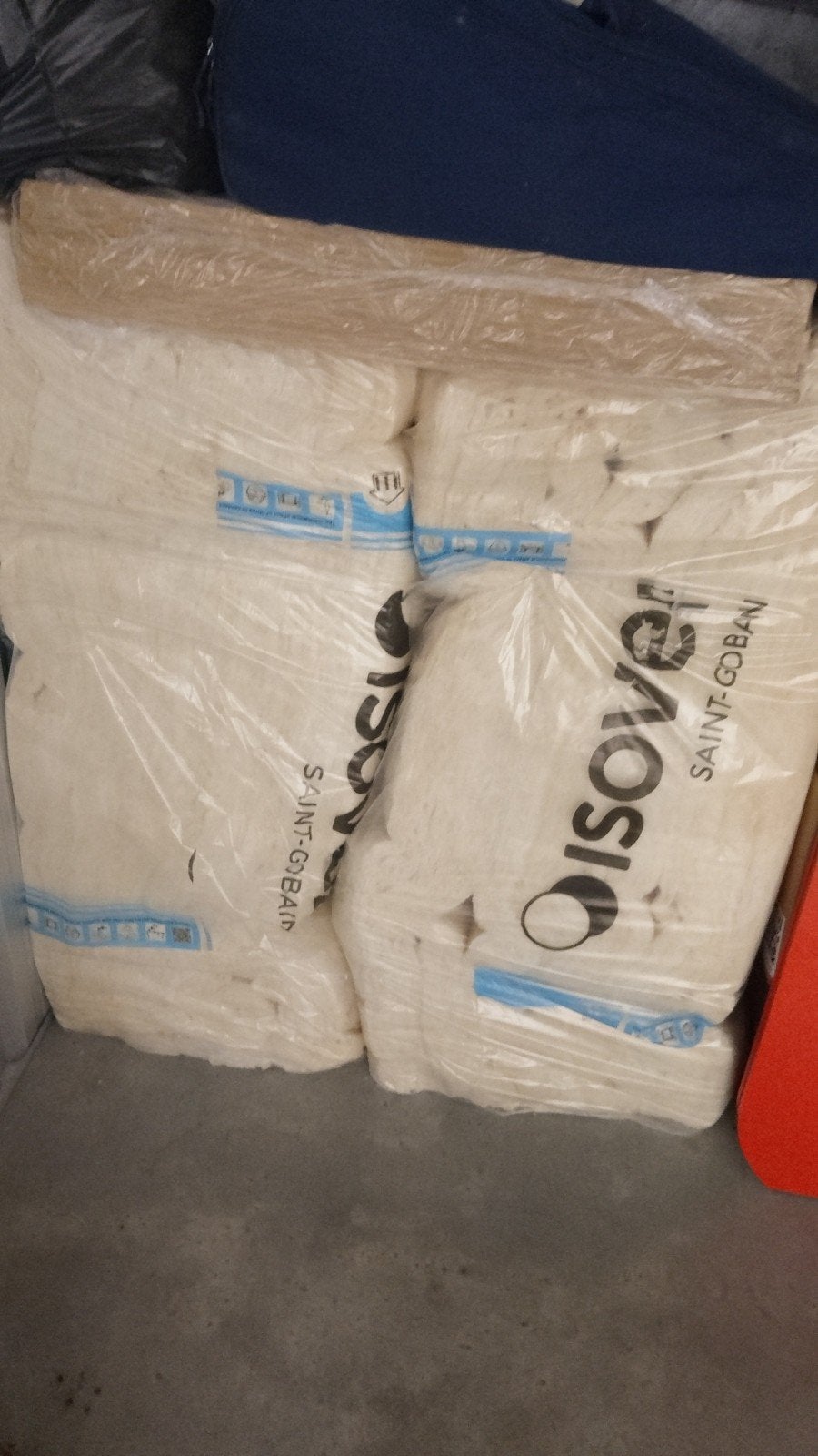 2 pakken Isover glaswol isolatie, Ophalen, Vloerisolatie, Nieuw, 5 tot 10 m²