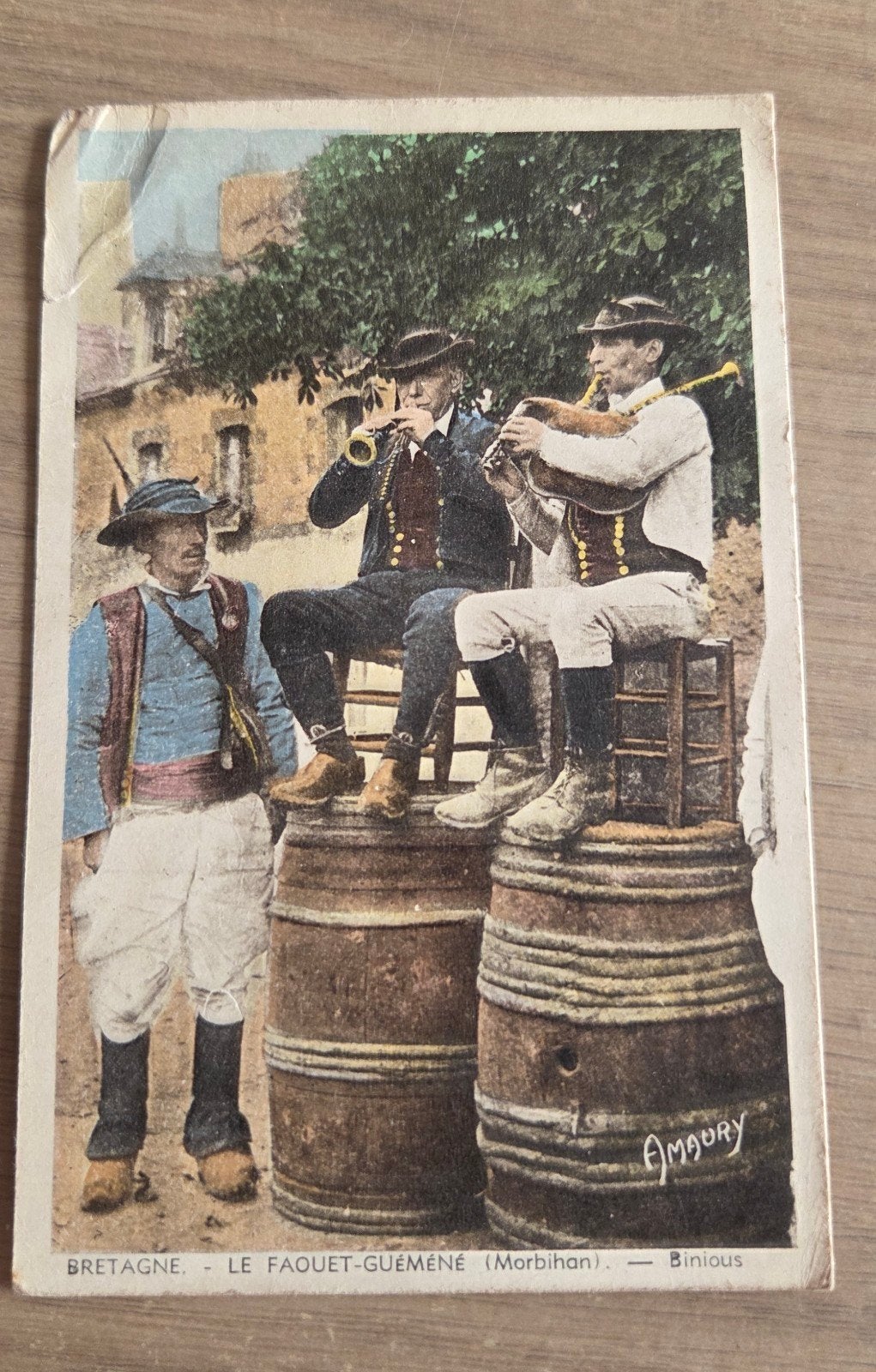 Oude ansichtkaart Bretagne - Le Faouët-Guémené (Morbihan), Verzamelen, Ansichtkaarten | Nederland, Ophalen of Verzenden, Voor 1920