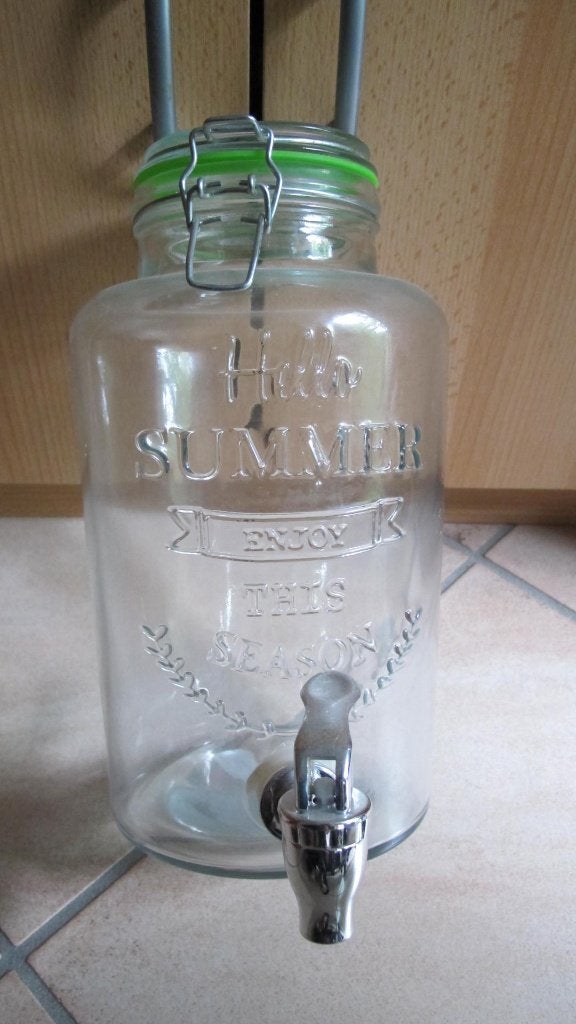limonade tap, Ophalen of Verzenden, Zo goed als nieuw, Glas