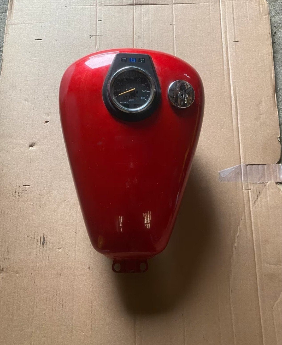 Honda Shadow 125cc Benzinetank Rood - Gebruikt, Ophalen, Gebruikt