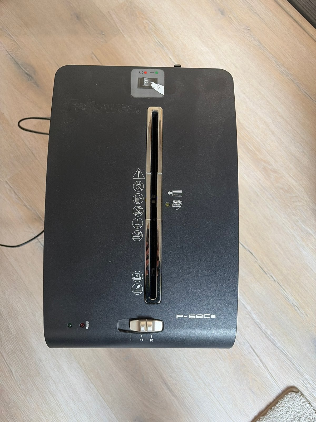 Fellowes P-58Cs papiervernietiger, Diversen, Ophalen of Verzenden, Gebruikt