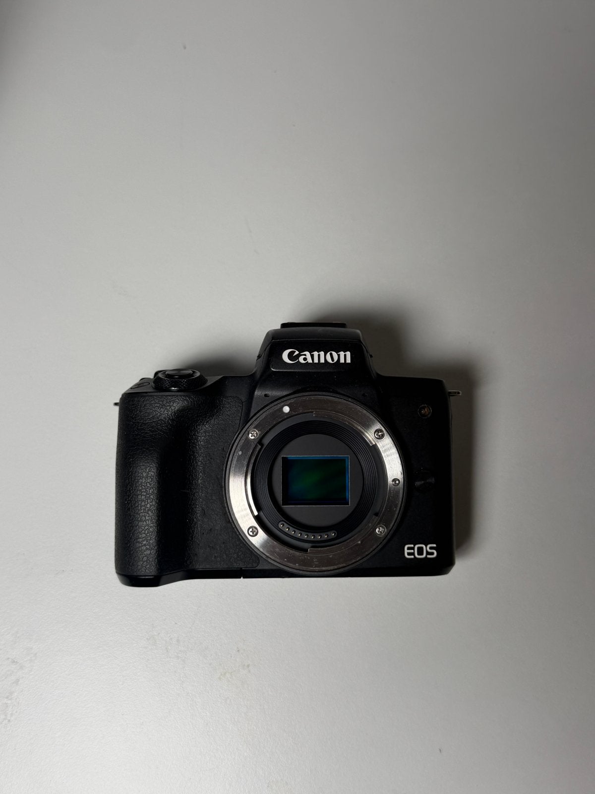 Canon EOS M50 Mark II + accu lader en + 2 accu’s, Ophalen, Gebruikt, Spiegelreflex, Canon