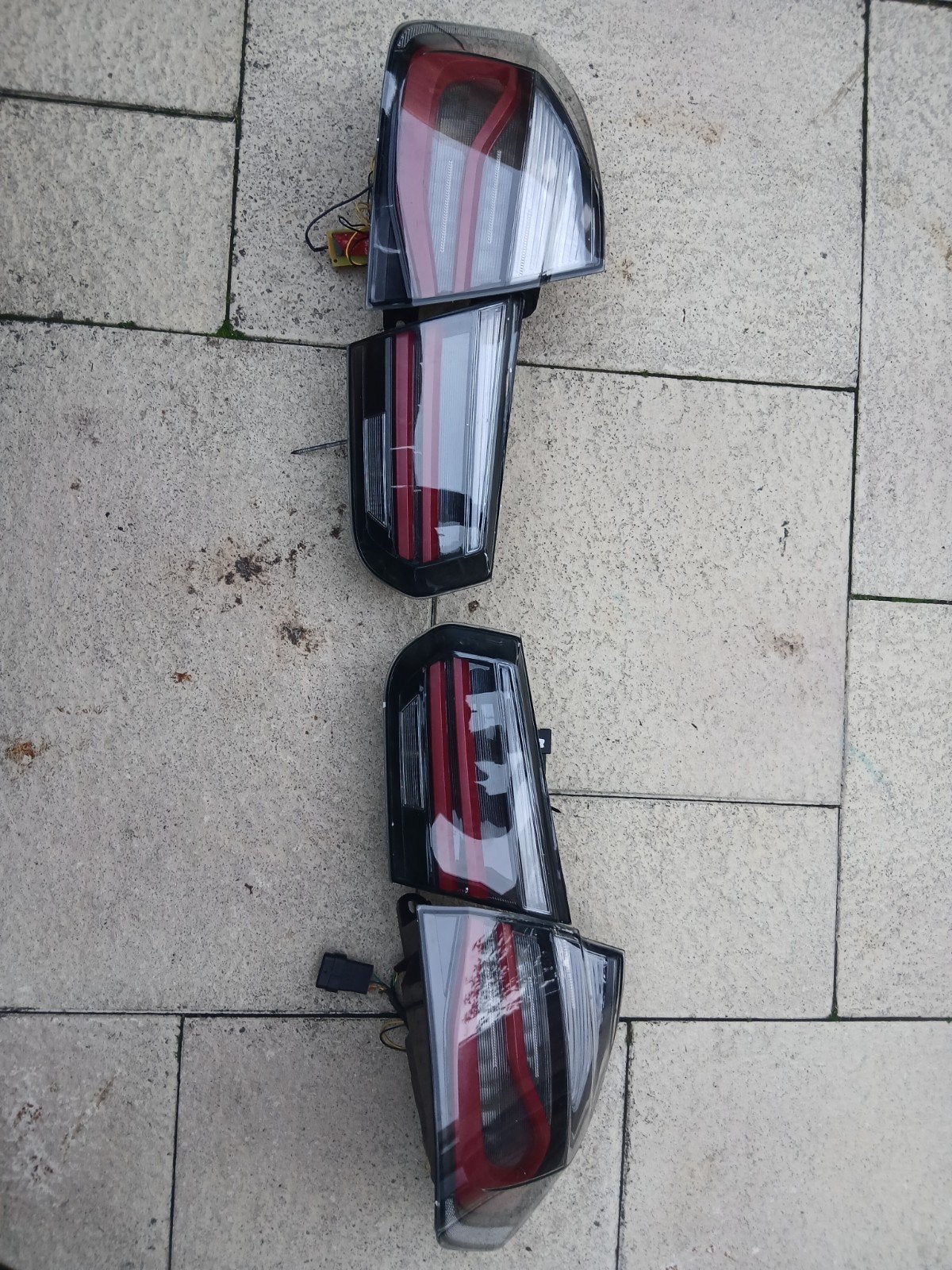 Achterlichten voor BMW f30 3 serie shadow dark, Ophalen, Gebruikt, BMW