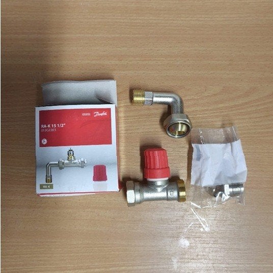 Danfoss RA-K 15 1/2 013G3363 Radiatorventiel Nieuw, Minder dan 30 cm, Nieuw, Minder dan 60 cm, Ophalen of Verzenden