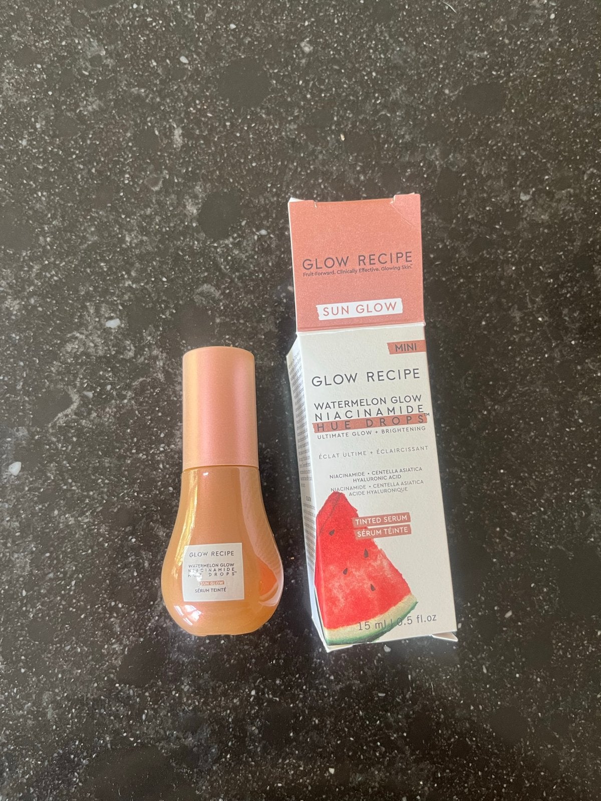 Glow Recipe Watermelon Glow Niacinamide Hue Drops Mini, Ophalen of Verzenden, Nieuw, Gehele gezicht, Verzorging
