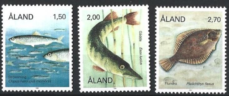 Aland SG 41-43 PF (serie compleet) - 01-03-1990 - 1,60, Verzenden, Finland, Postfris