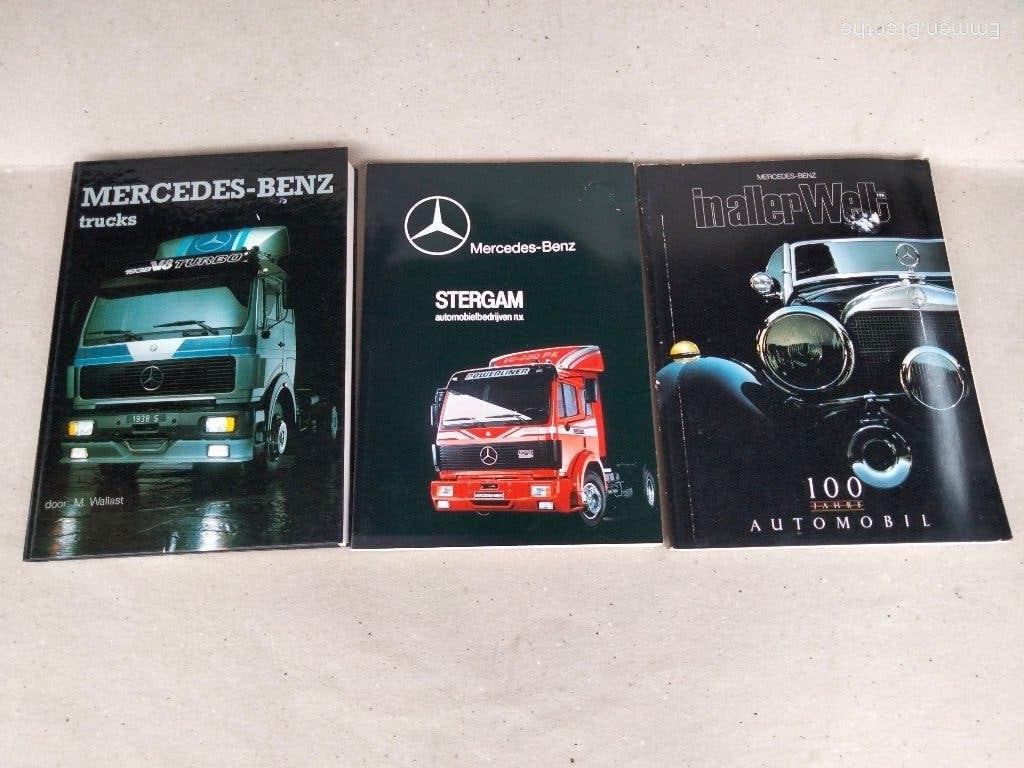Mercedes-Benz Boeken: Trucks, Stergam & 100 Jaar Automobiel, Boeken, Gelezen, M. Wallast, Mercedes, Ophalen of Verzenden