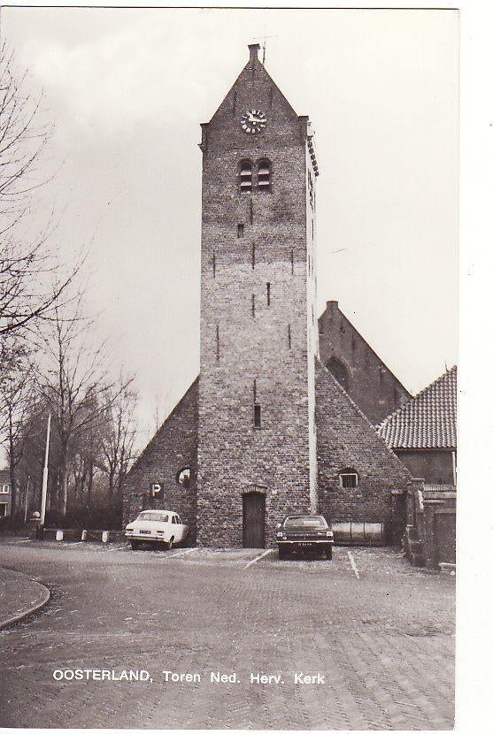 Oosterland (Zld). Toren Herv. kerk 1974., Verzenden, 1960 tot 1980, Ongelopen, Zeeland