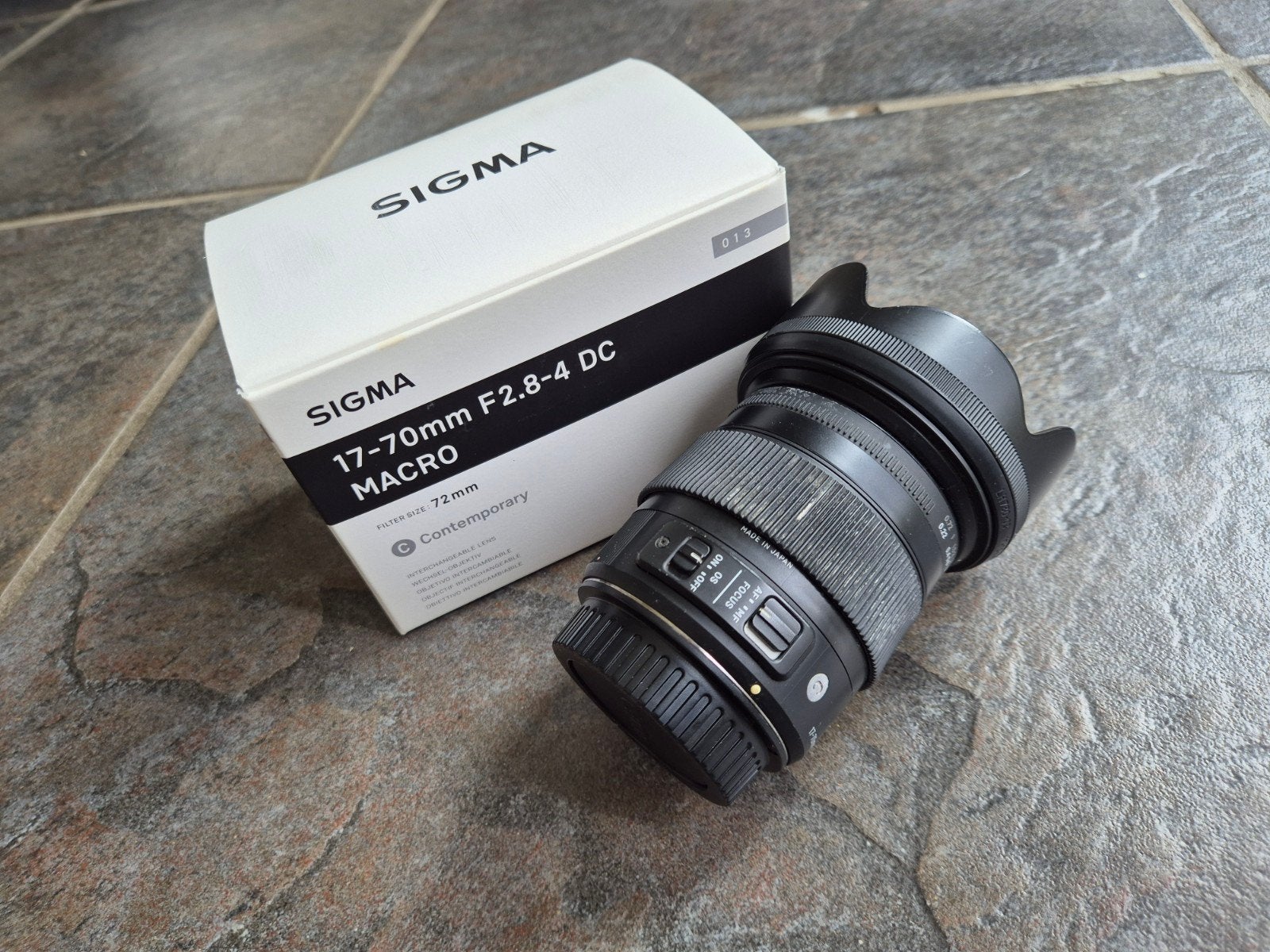 Sigma 17-70mm f/2.8-4 DC Macro lens voor Canon, Gebruikt, Sigma, Macrofunctie, Ophalen of Verzenden