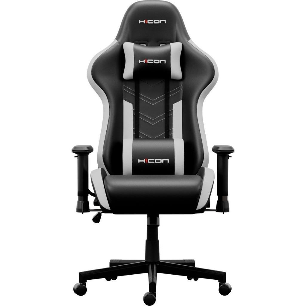 Gamestoel-Bureaustoel-Ergonomische-Wit, Huis en Inrichting, Bureaustoelen, Ophalen, Gaming bureaustoel, Zwart, Nieuw