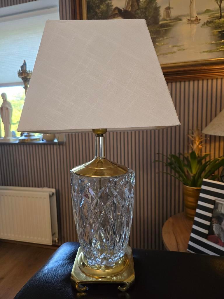 Kristallen Berman lampen uit 1993,  2 stuks, Ophalen of Verzenden, Minder dan 50 cm