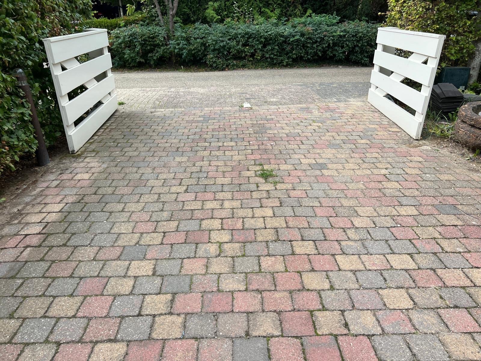 Gebruikte klinkers voor oprit of terras 100m2, 14,5x14,5x6, Tuin en Terras, Ophalen, Gebruikt, Klinkers, 10 m² of meer