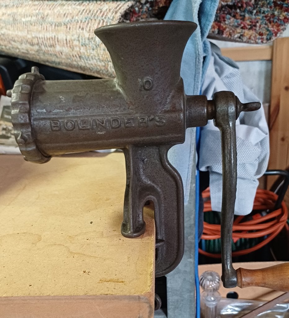 Bolinder Vleesmolen - Model 10 antiek, Ophalen