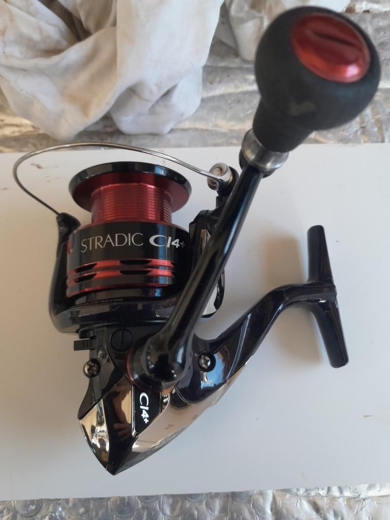 Shimano stradic c14+ 4000fa, Watersport en Boten, Hengelsport | Algemeen, Ophalen, Gebruikt, Molen