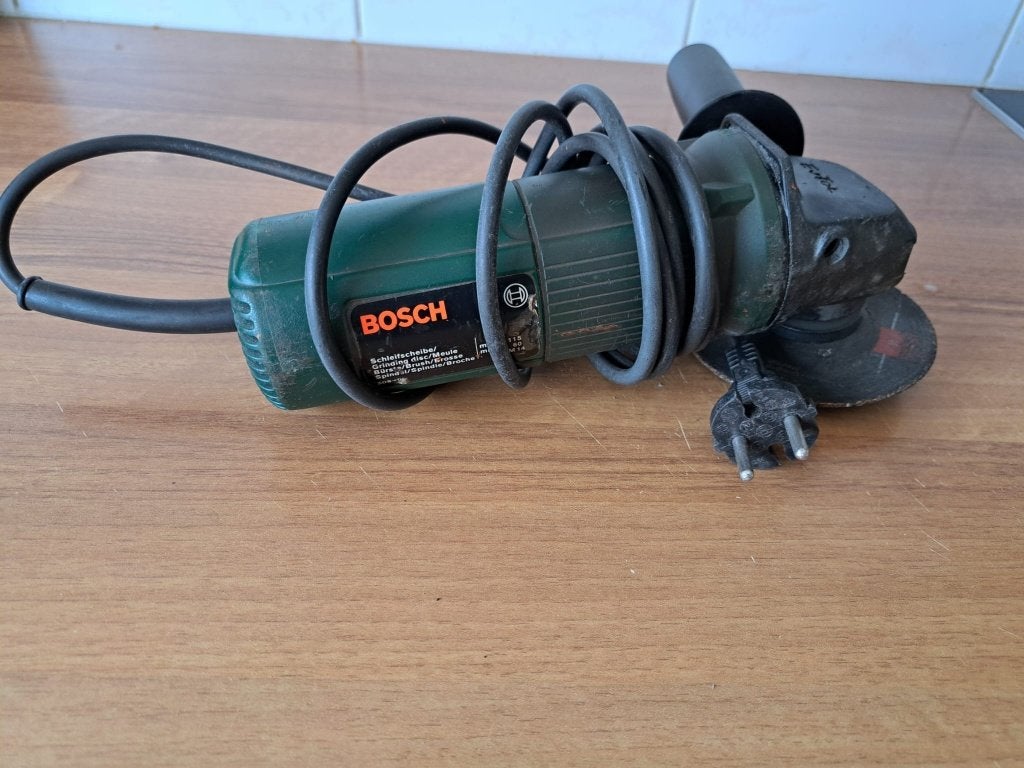Bosch PWS 6-115 Haakse Slijper - Gebruikt, Ophalen, Gebruikt, Minder dan 700 watt, Haakse handslijpmachine