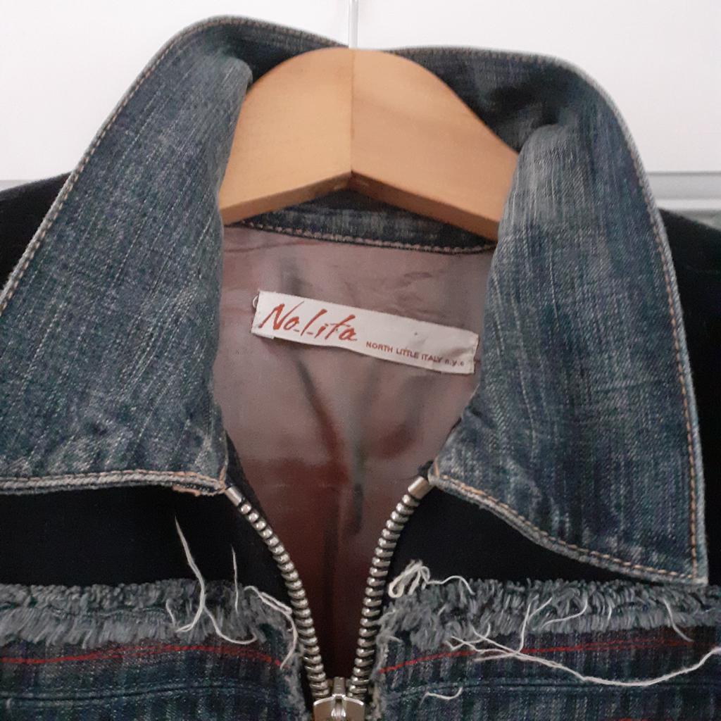 No Lita jeans jas maat 36, Kleding | Dames, Jassen | Zomer, Blauw, Ophalen of Verzenden, Zo goed als nieuw, No lita
