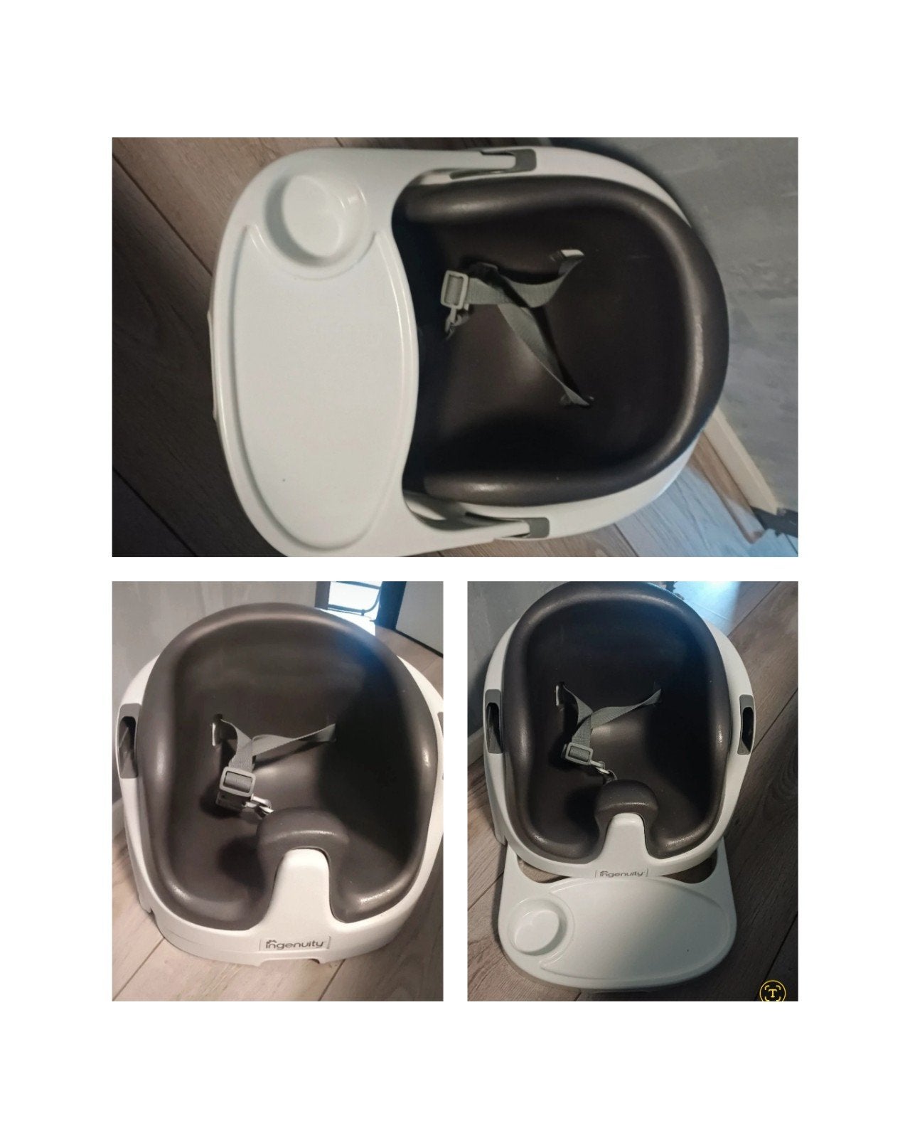 Ingenuity Baby Base 2-in-1 Zitje met Eetblad, Kinderen en Baby's, Kinderstoelen, Ophalen, Gebruikt, Overige typen, Gordel(s)