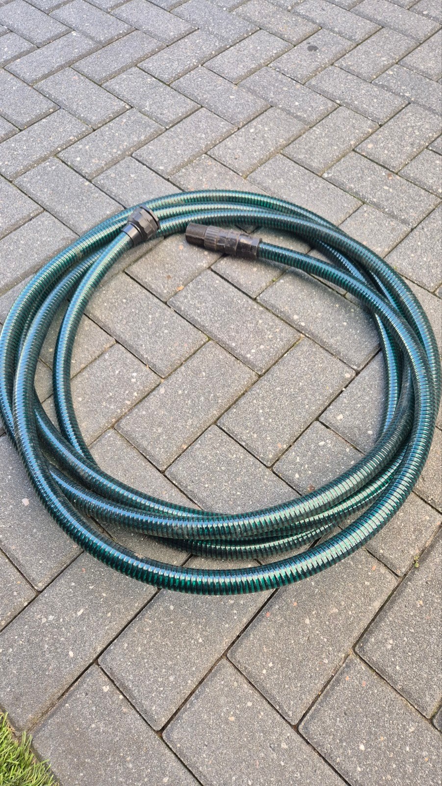 Aanzuigslang koppeling terugslagklep 25 mm 8 meter, Ophalen, Zo goed als nieuw, Tuinslang